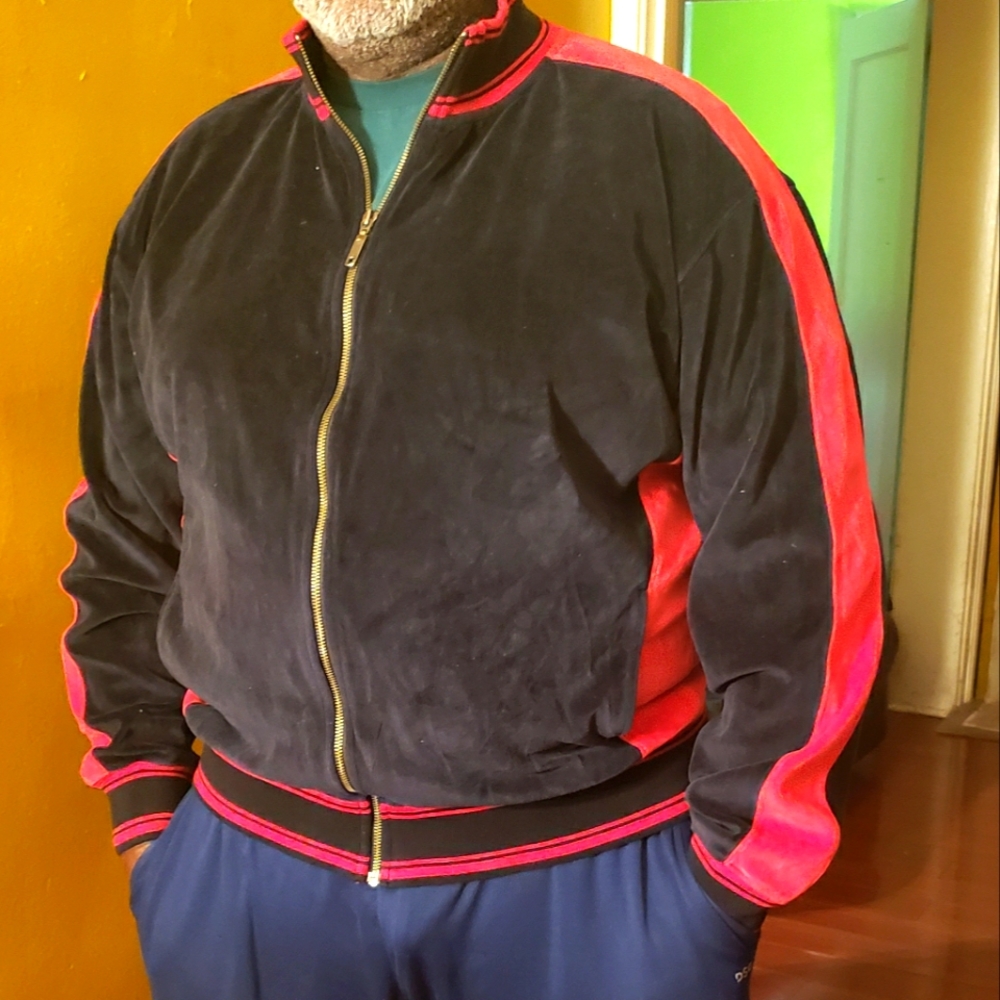 Throwback Velour Jacket - image 1